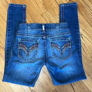 -Ariat Real Denim Distressed Skinny Stretch Jeans Women's W/27 L/30